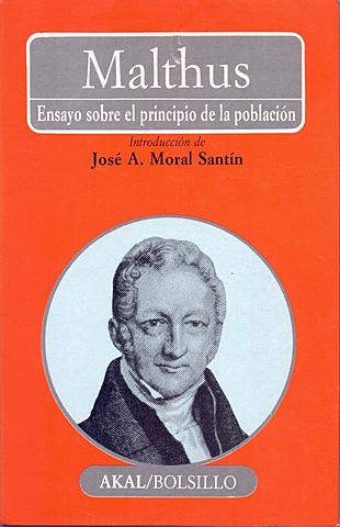 1838 Leyó como pasatiempo¨El ensayo sobre el principio de la población¨
