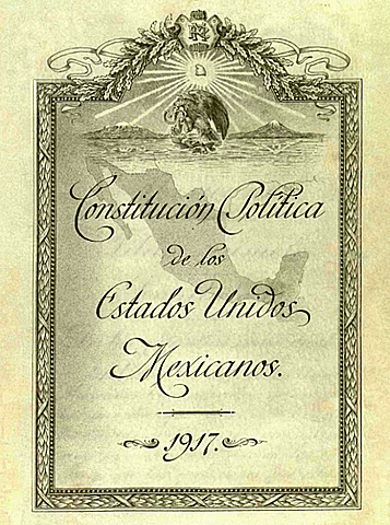 Constituciones políticas de lo estados unidos mexicanos 1917