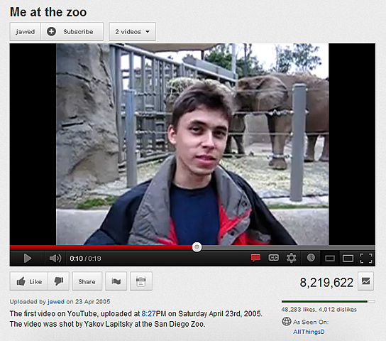 Primer Vídeo publicado.