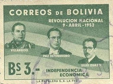 El MNR gana las elecciones (presidente: Víctor Paz Estenssoro)