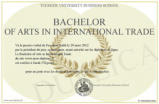 bachelor of arts