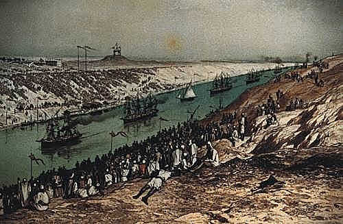 Inauguración del Canal de Suez
