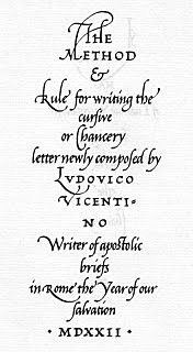 La cursiva casillersca