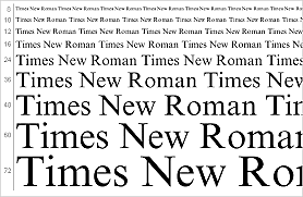 Time New roman