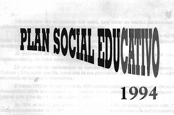 Plan Social Educativo