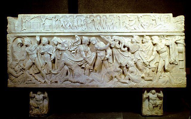 Sarcófago con la historia de Orestes