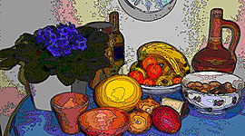 Timeline: La alimentación se basó en el consumo de cereales y vegetales. Se extrajo el primer aceite hecho de Ajonjolí. Los animales que se consumían era el pescado, el vacuno, el cabrito, el caballo y el camello.