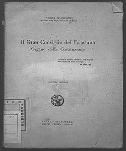 il Gran Consiglio diventa un organo costituzionale