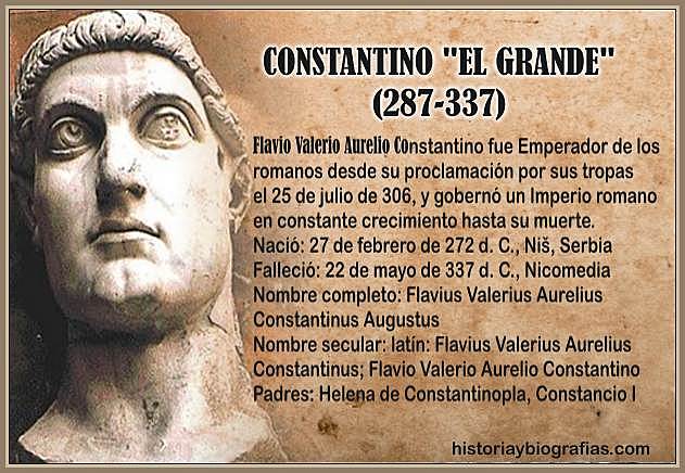 Constantino se convierte al cristianismo