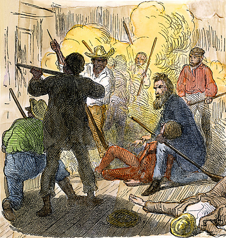 John Brown attacks Harper's Ferry