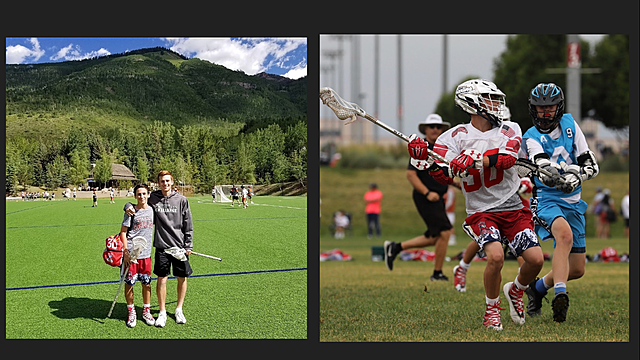 Fui a las montañas a jugar lacrosse con mi familia en 2015