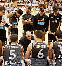 coach gathers every one  in practice  to talk to them with a speech