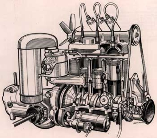 Priemer motor de benzina.