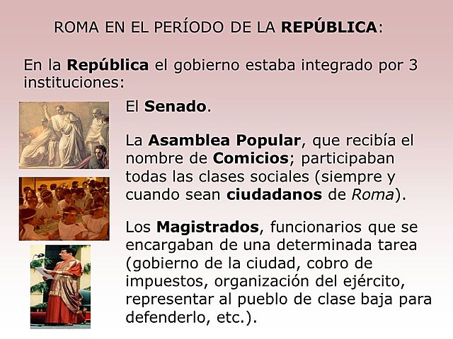 REPÚBLICA ROMANA