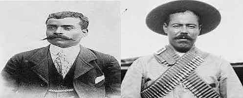 Emiliano Zapata y Francisco Villa