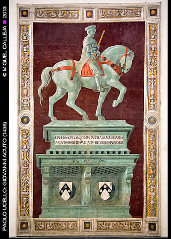 Retrato Ecuestre de Giovanni Acuto (Paolo Ucello)