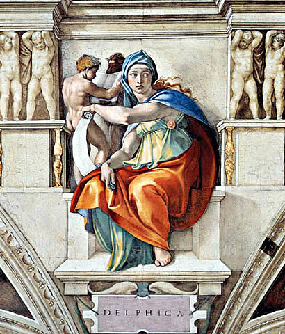 La Sibila de Delfos (Miguel Ángel, Roma)
