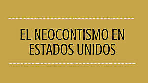 Neocontismo EE.UU