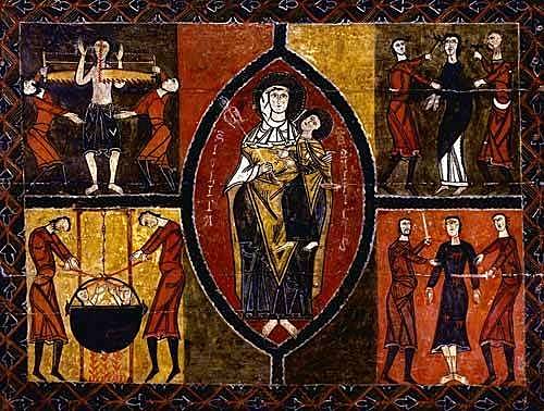 Martirio de San Quirce Frontal del Altar (Lleida)