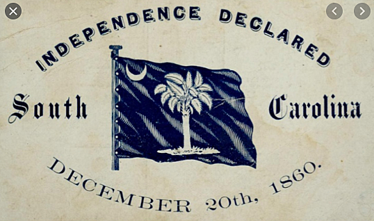 South Carolina secedes