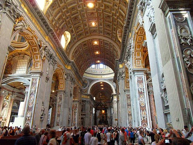 Selling indulgences for St. Peter's Basilica