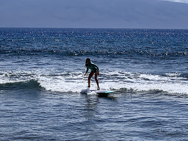 Fui a Hawaii por primera vez.