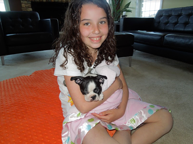 Obtuve mi perro, Lola.