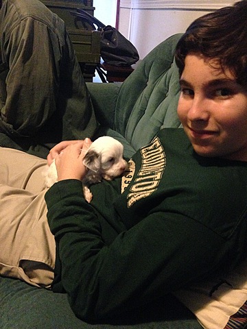 Recibí mi primer perro