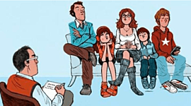 Timeline: Enfoque sistémico en el estudio de la familia "terapia familiar sistémica".