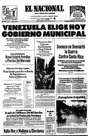 Primeras elecciones municipales