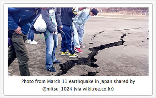 After Quake and Tsunami, Japanese Citizens Flock to Social Networks for Informantion