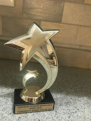 Yo gané mi primer trofeo