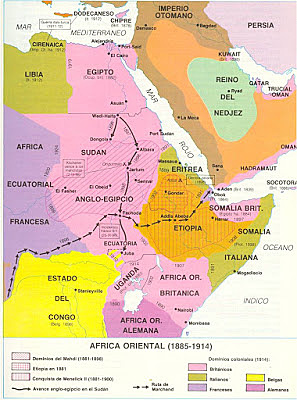 ÁFRICA - INCIDENTE DE FACHODA