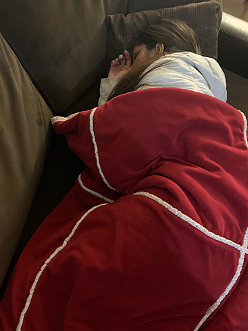 Yo dormi hasta tarde