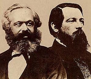 Marx y Engels.