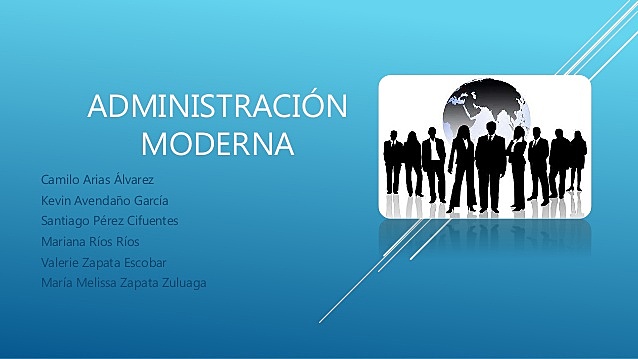 La Administración de la Producción Moderna