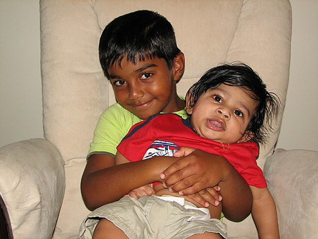 Mi hermano Thanuj nacío