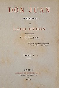 Lord Byron (1788-1824), Don Juan