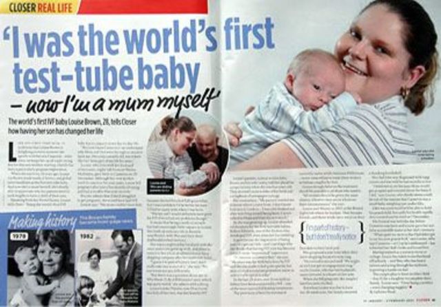 First Test-Tube Baby Born
