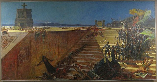 The Battle of Tenochtitlan ends