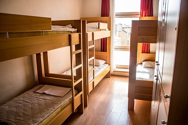 Der Hostel 6 euro pro nacht und ist wie ein hotel.