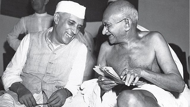 Gandhi y Nehru