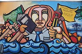 Mural de la Brigada Ramona Parra, Santiago de Chile
