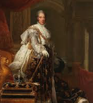 Charles X sacré Roi