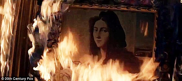 Breitwieser's mother destroying the paintings