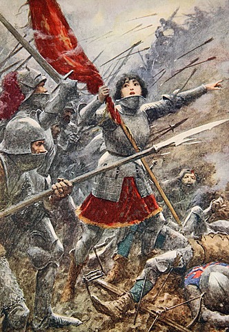Giovanna d'Arco sconfigge gli inglesi ad Orléans