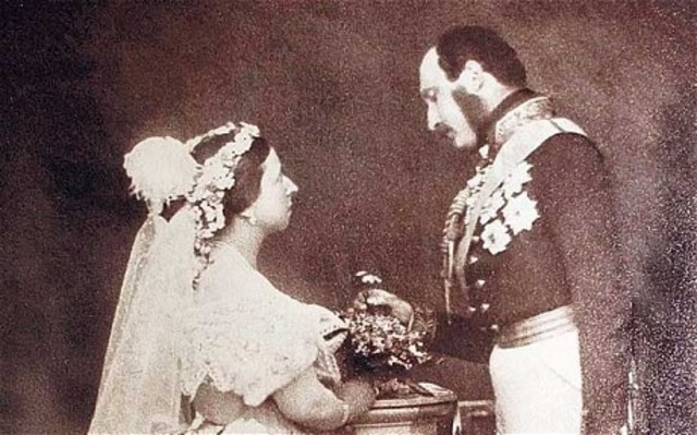 Queen Victoria marries Prince Albert