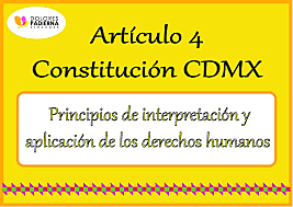 Articulo 4 Constitucional