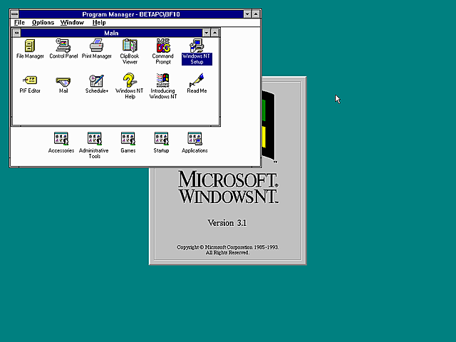 Windows NT 3.1