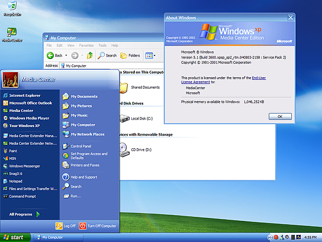 Windows XP Media Center Edition